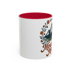 Mountain Mama Coffee Mug — 11oz & 15oz Floral Mountain Ceramic Mug