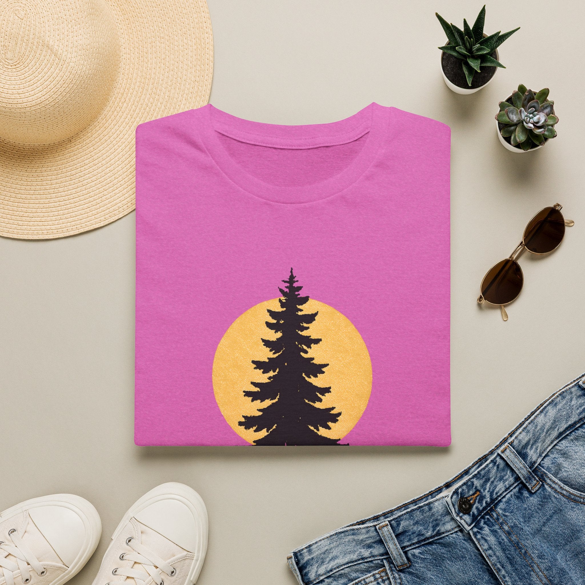 Go Outside Tree T-Shirt — Nature Adventure Graphic Tee