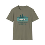 Adventure Awaits Canoe T-Shirt