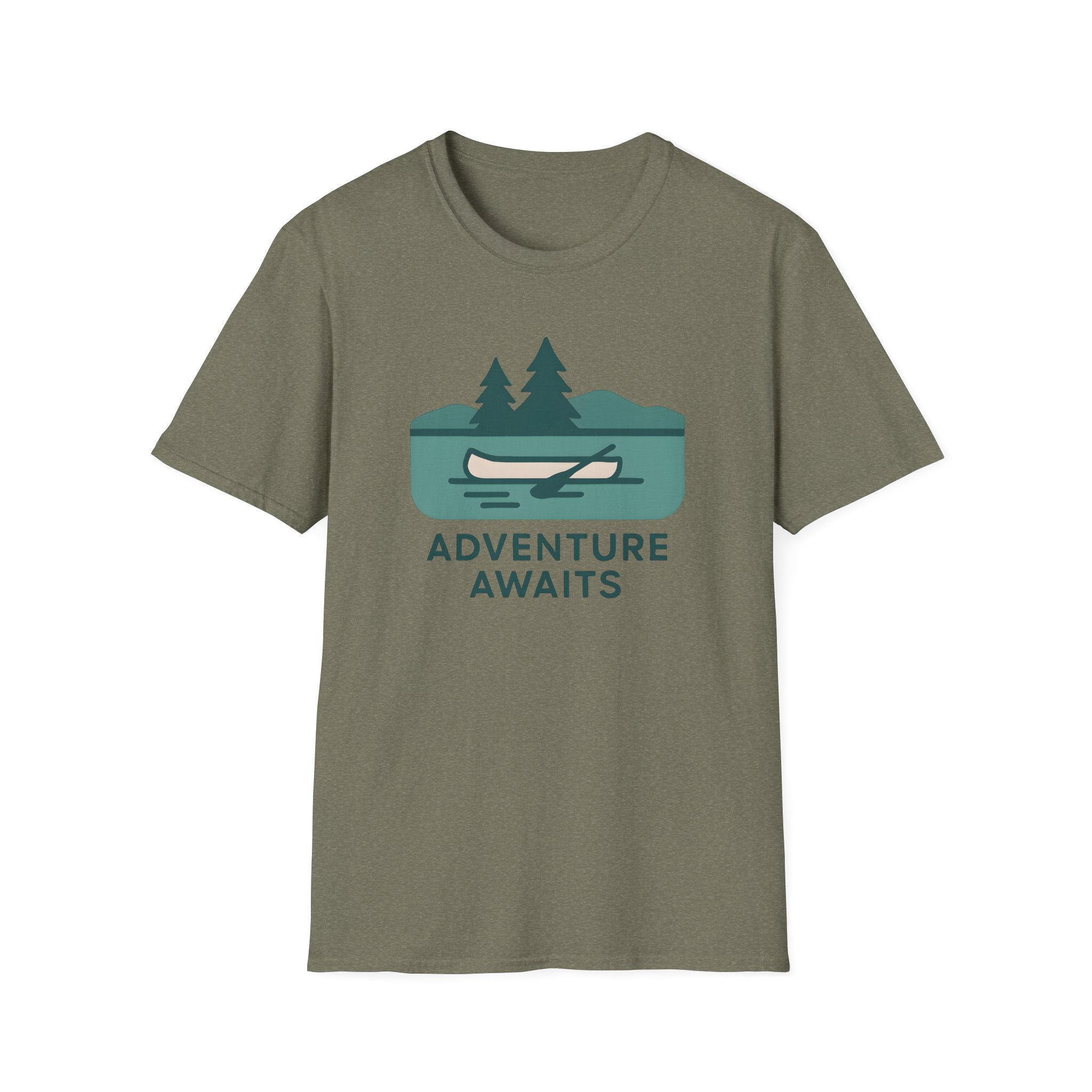 Adventure Awaits Canoe T-Shirt