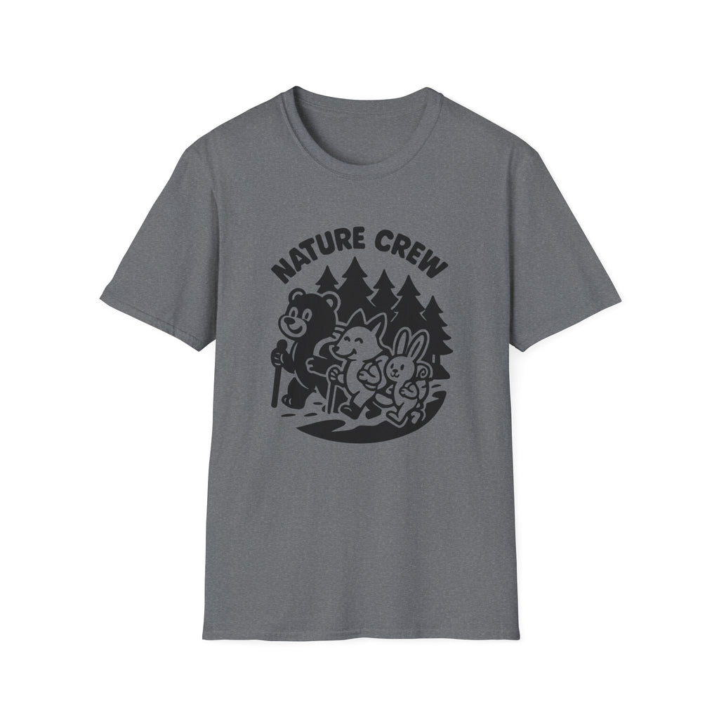 Nature Crew T‑Shirt — Cute Forest Animals Camping Tee