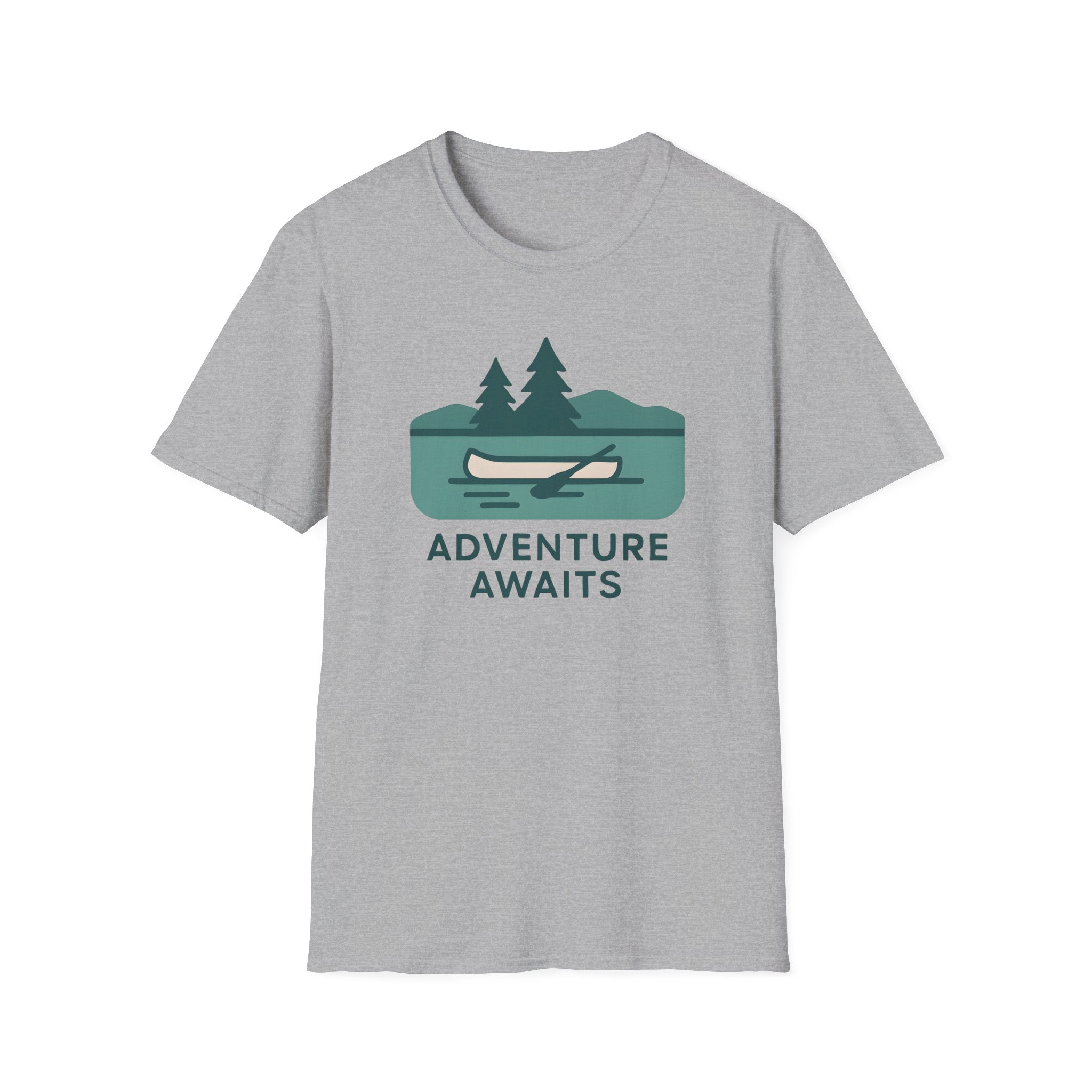 Adventure Awaits Canoe T-Shirt