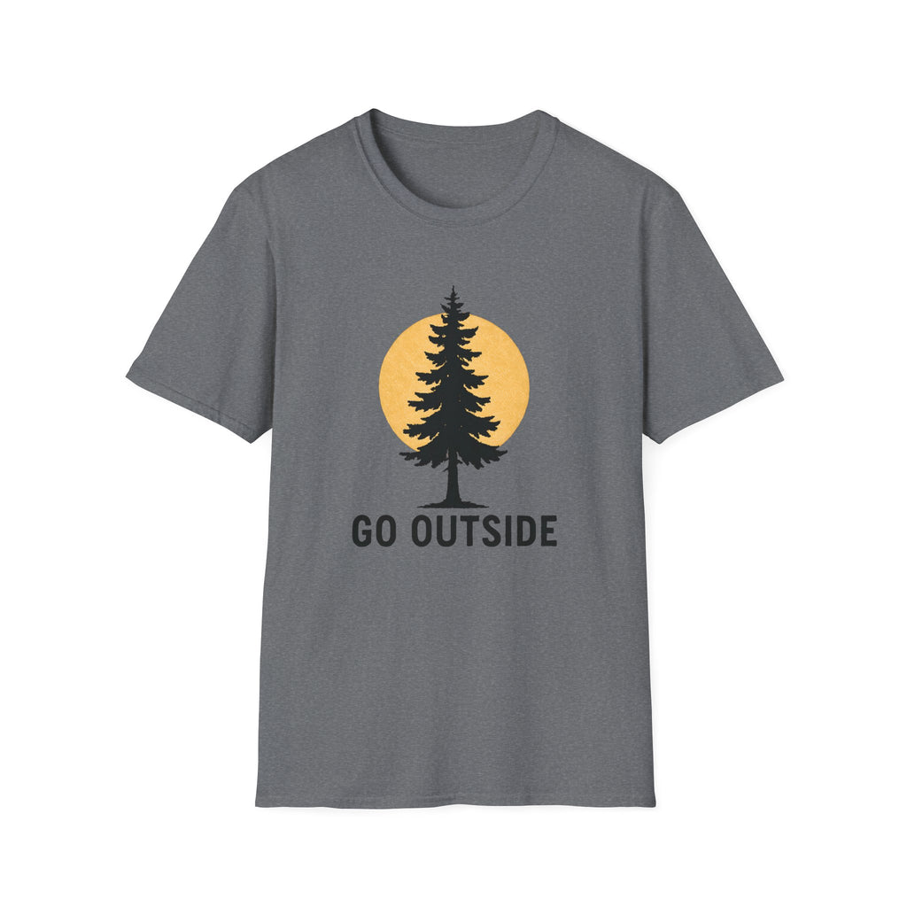 Go Outside Tree T-Shirt — Nature Adventure Graphic Tee
