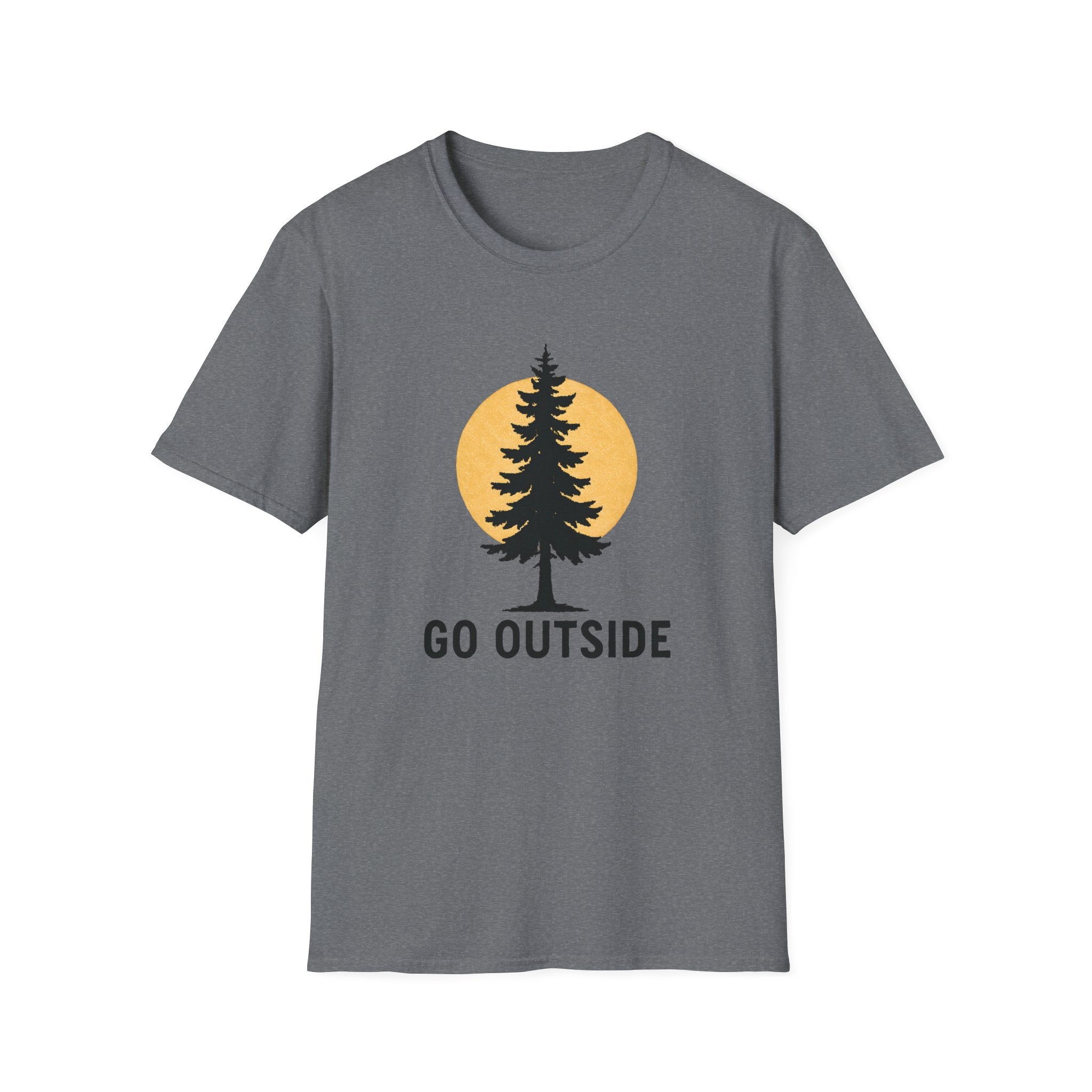 Go Outside Tree T-Shirt — Nature Adventure Graphic Tee