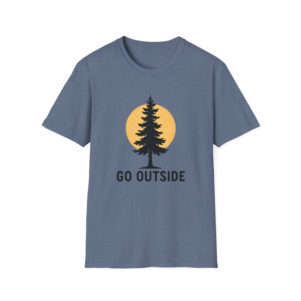 Go Outside Tree T-Shirt — Nature Adventure Graphic Tee