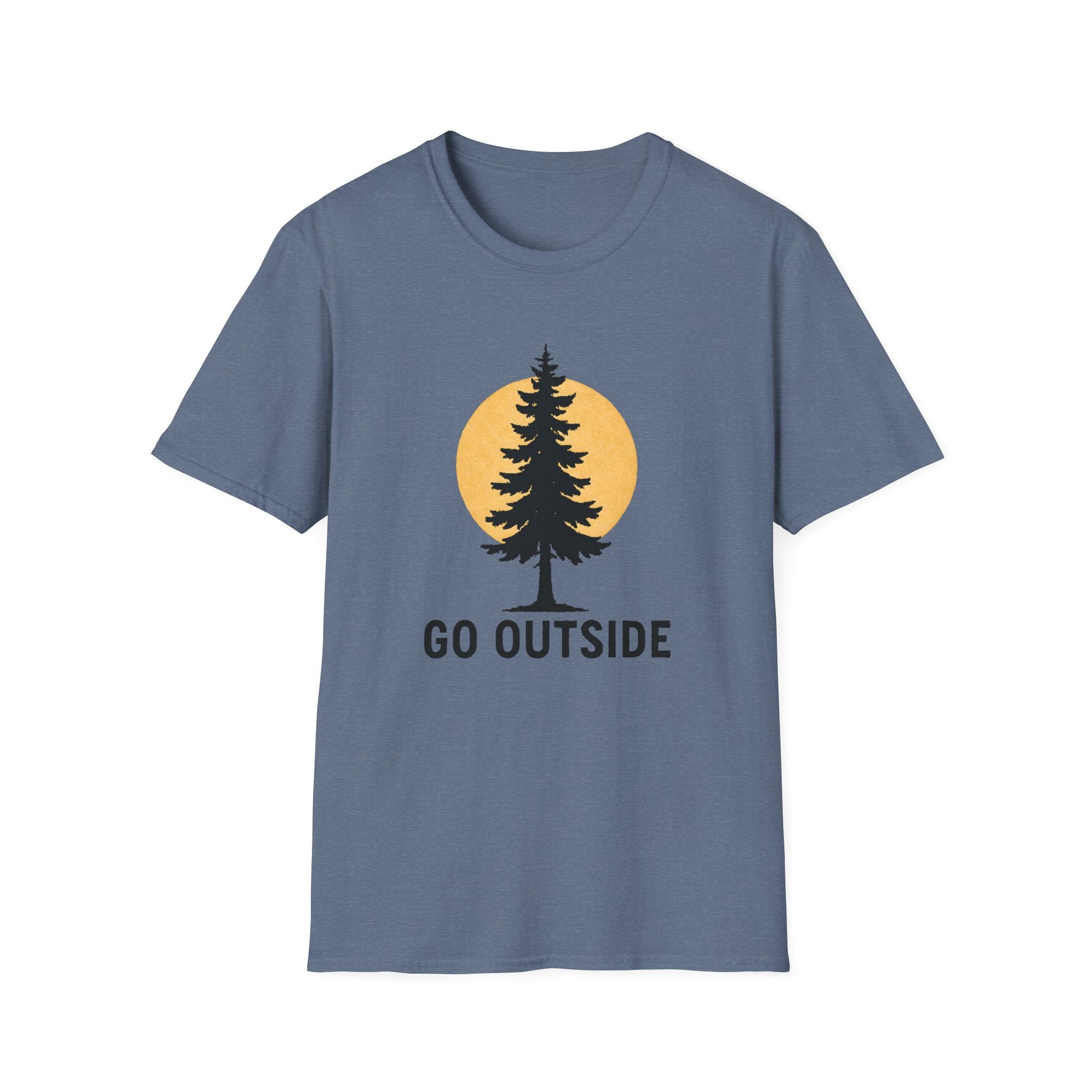Go Outside Tree T-Shirt — Nature Adventure Graphic Tee