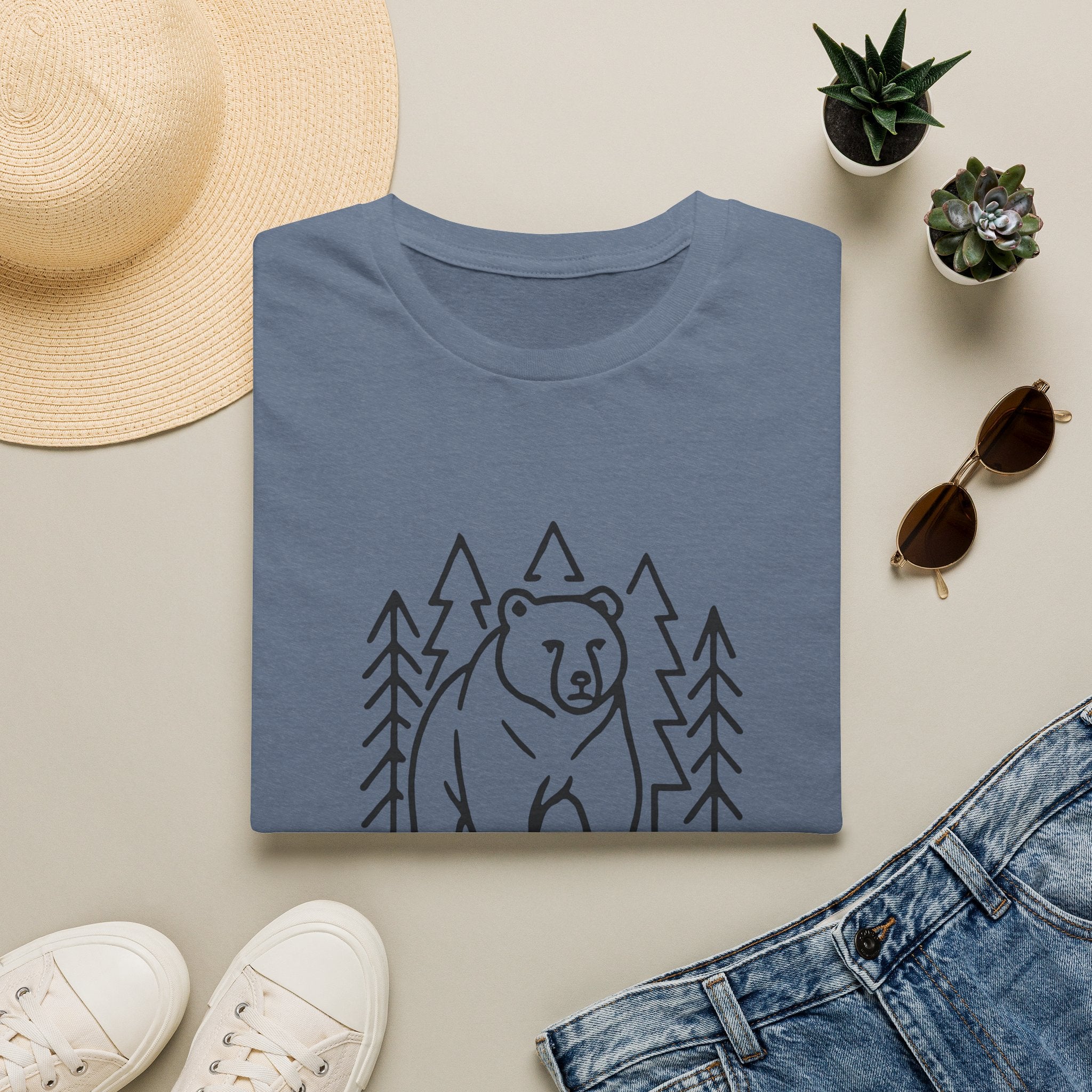 Bear Forest 'Stay Wild' T-Shirt — Adventure Outdoor Nature Tee