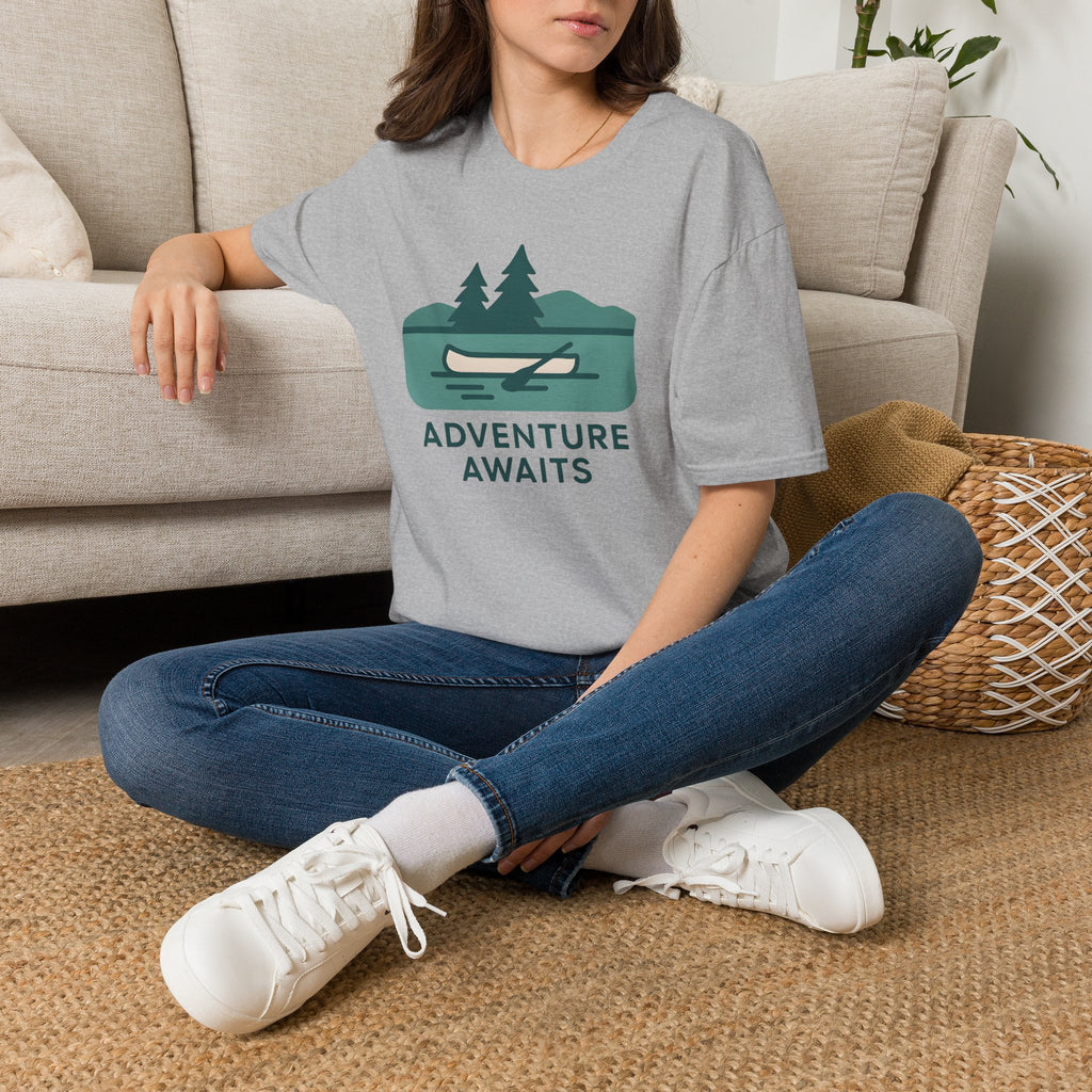 Adventure Awaits Canoe T-Shirt