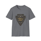 Hiking Life Graphic T-Shirt — Sunday Adventure Mountain Badge Tee