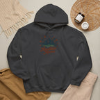 Mountain Mama Hoodie — Floral Mountain Graphic Pullover for Outdoor Moms