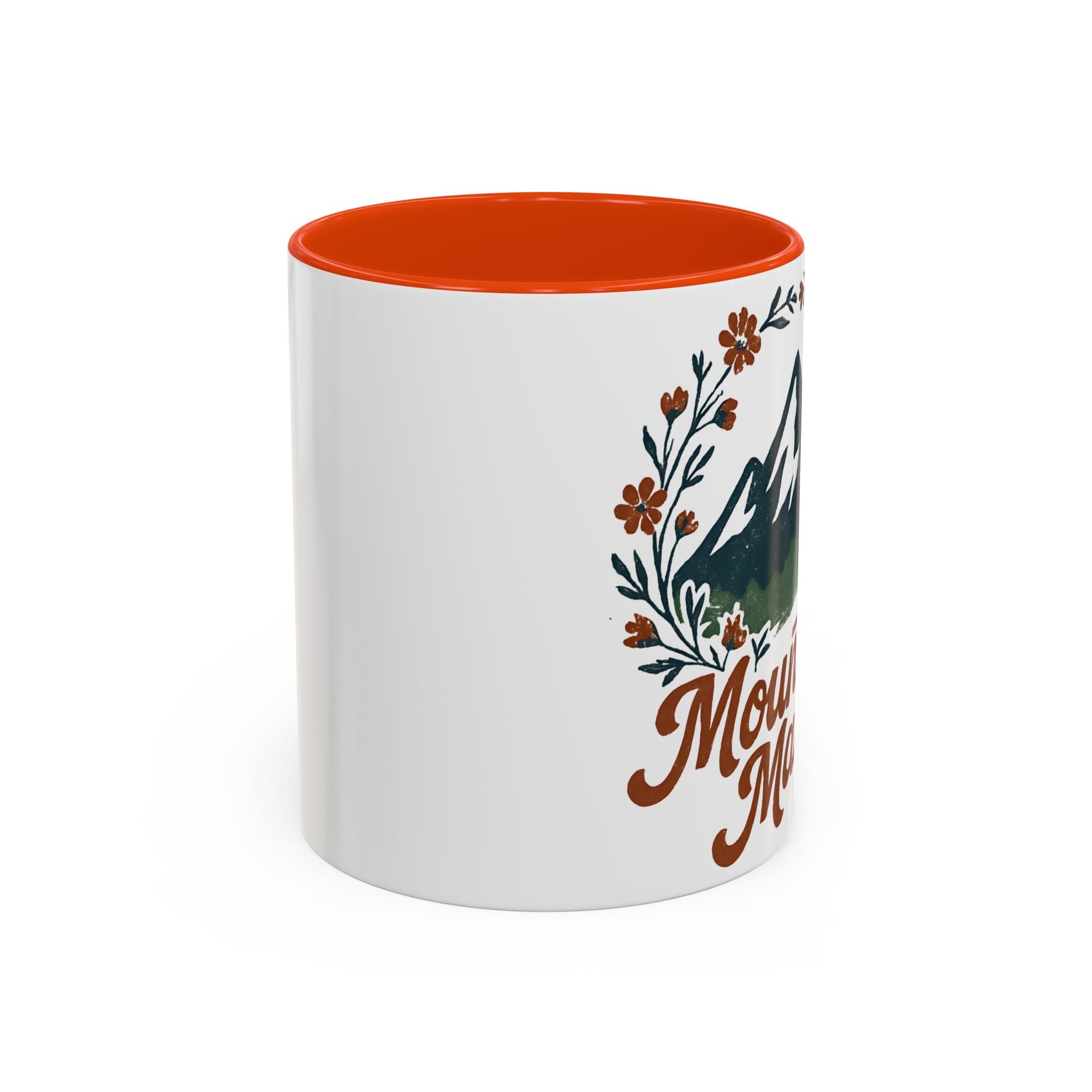 Mountain Mama Coffee Mug — 11oz & 15oz Floral Mountain Ceramic Mug