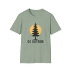 Go Outside Tree T-Shirt — Nature Adventure Graphic Tee
