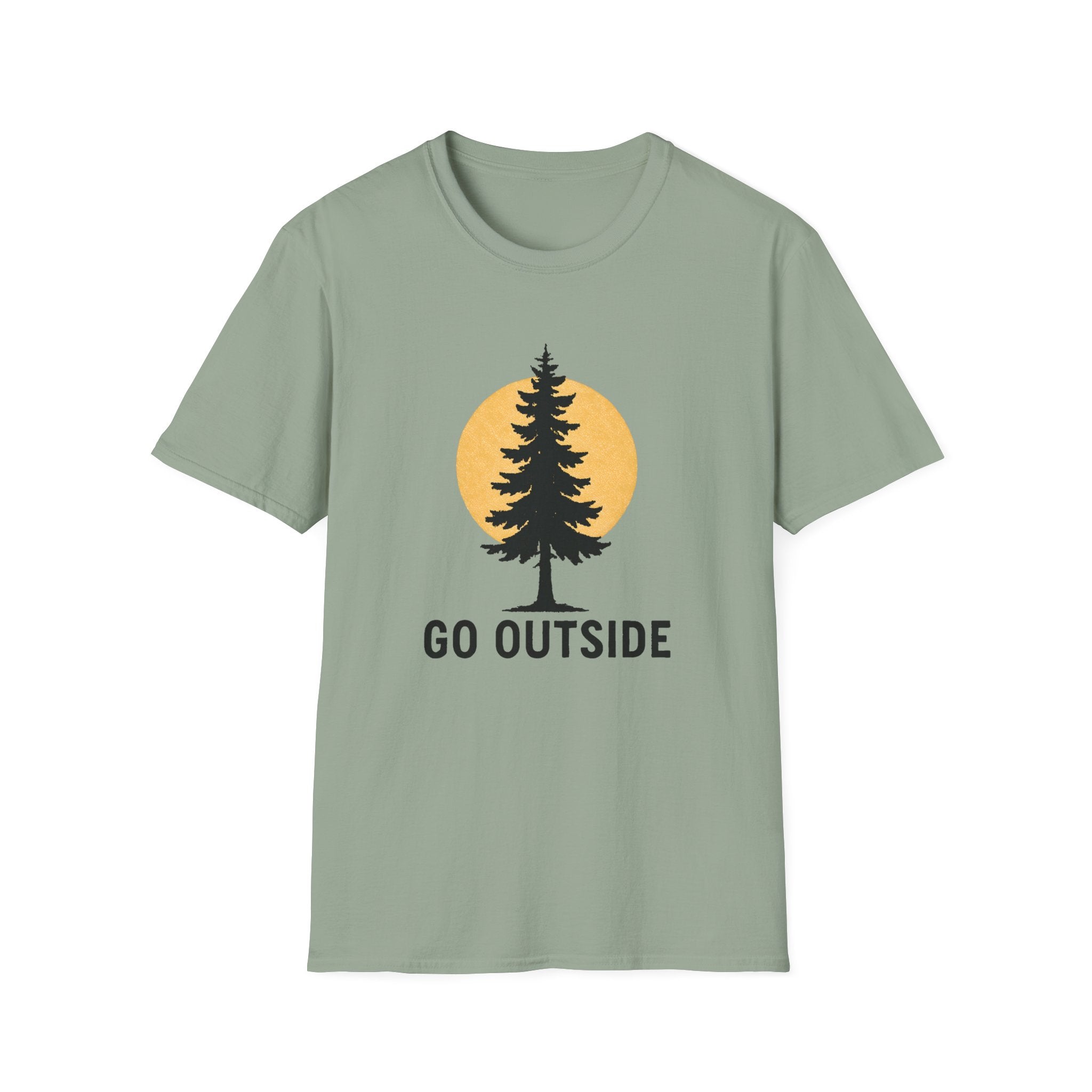 Go Outside Tree T-Shirt — Nature Adventure Graphic Tee