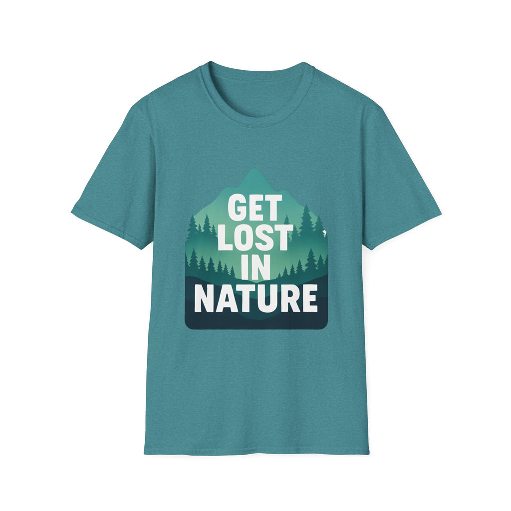 Get Lost in Nature T-Shirt — Outdoor Adventure Graphic Tee