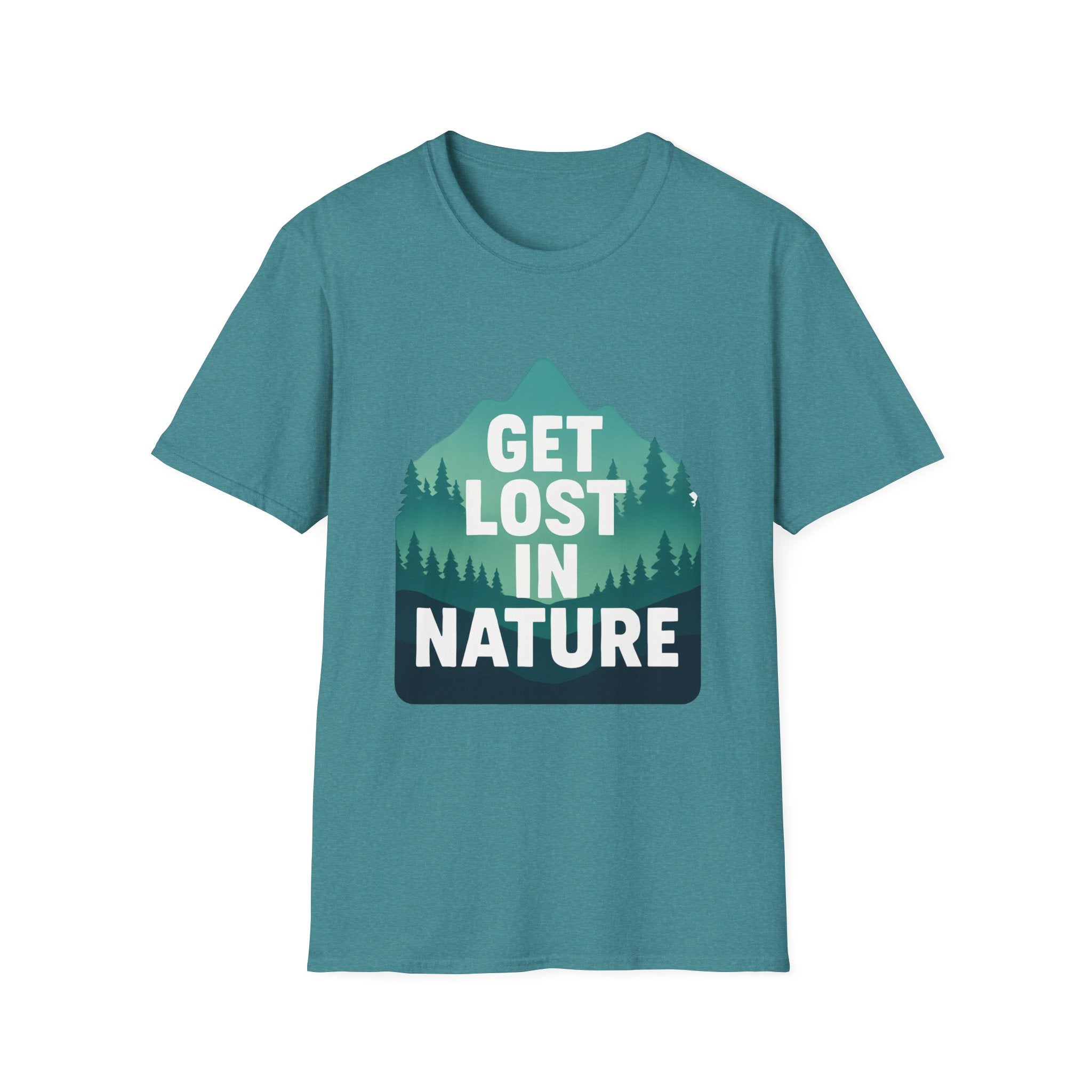 Get Lost in Nature T-Shirt — Outdoor Adventure Graphic Tee