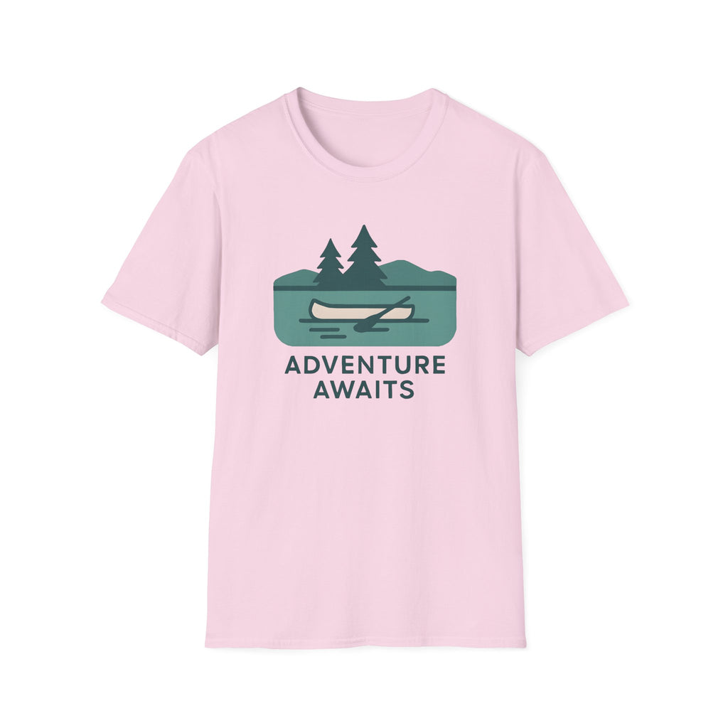 Adventure Awaits Canoe T-Shirt