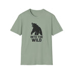 Into The Wild Bear T-Shirt — Outdoor Adventure Graphic Tee