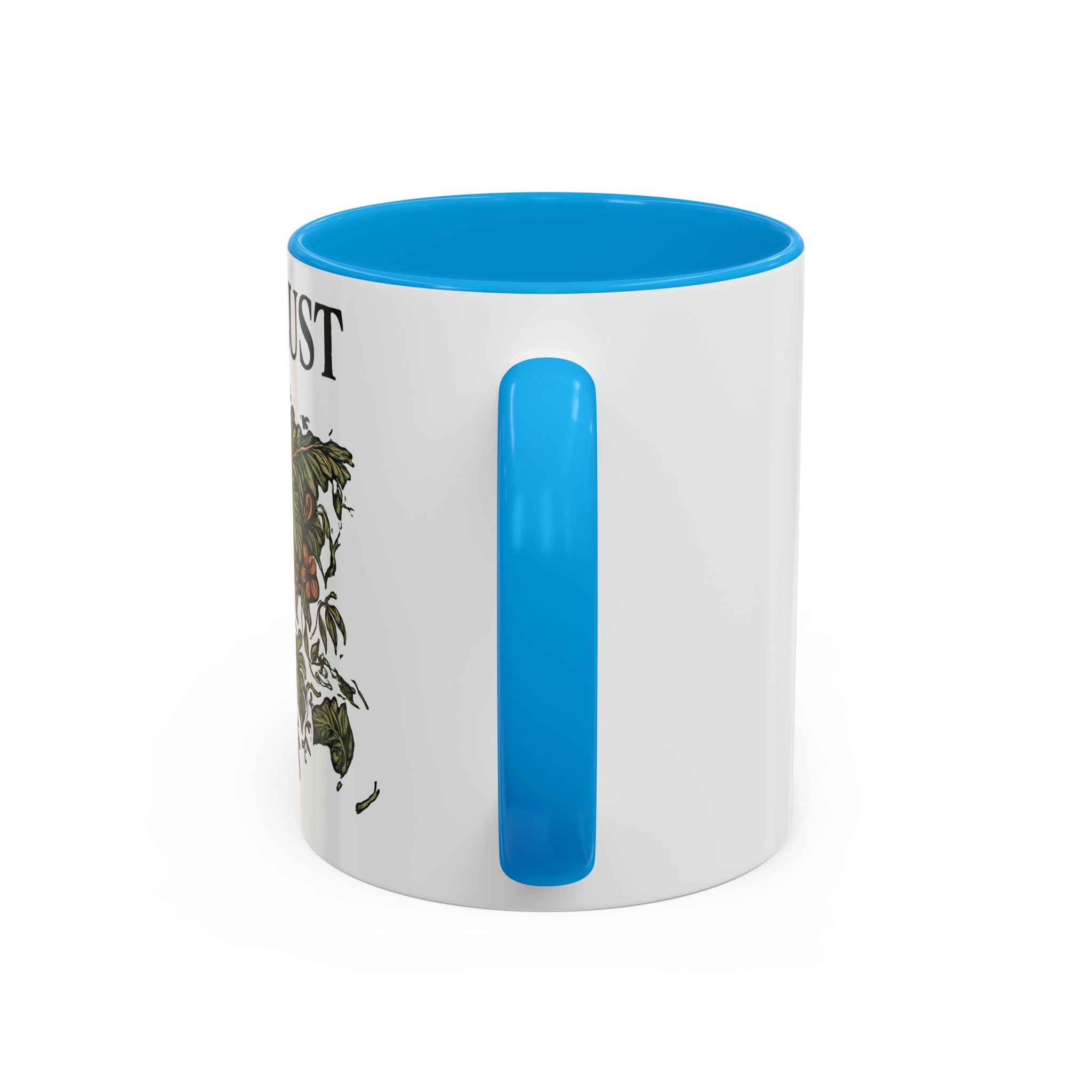 Wanderlust Floral Travel Mug — 11oz/15oz Ceramic Coffee Cup