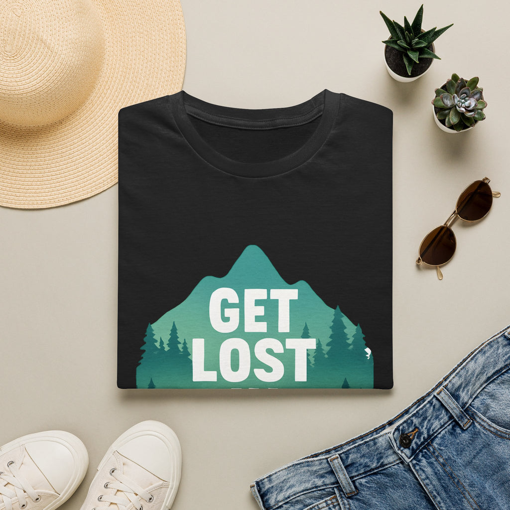 Get Lost in Nature T-Shirt — Outdoor Adventure Graphic Tee
