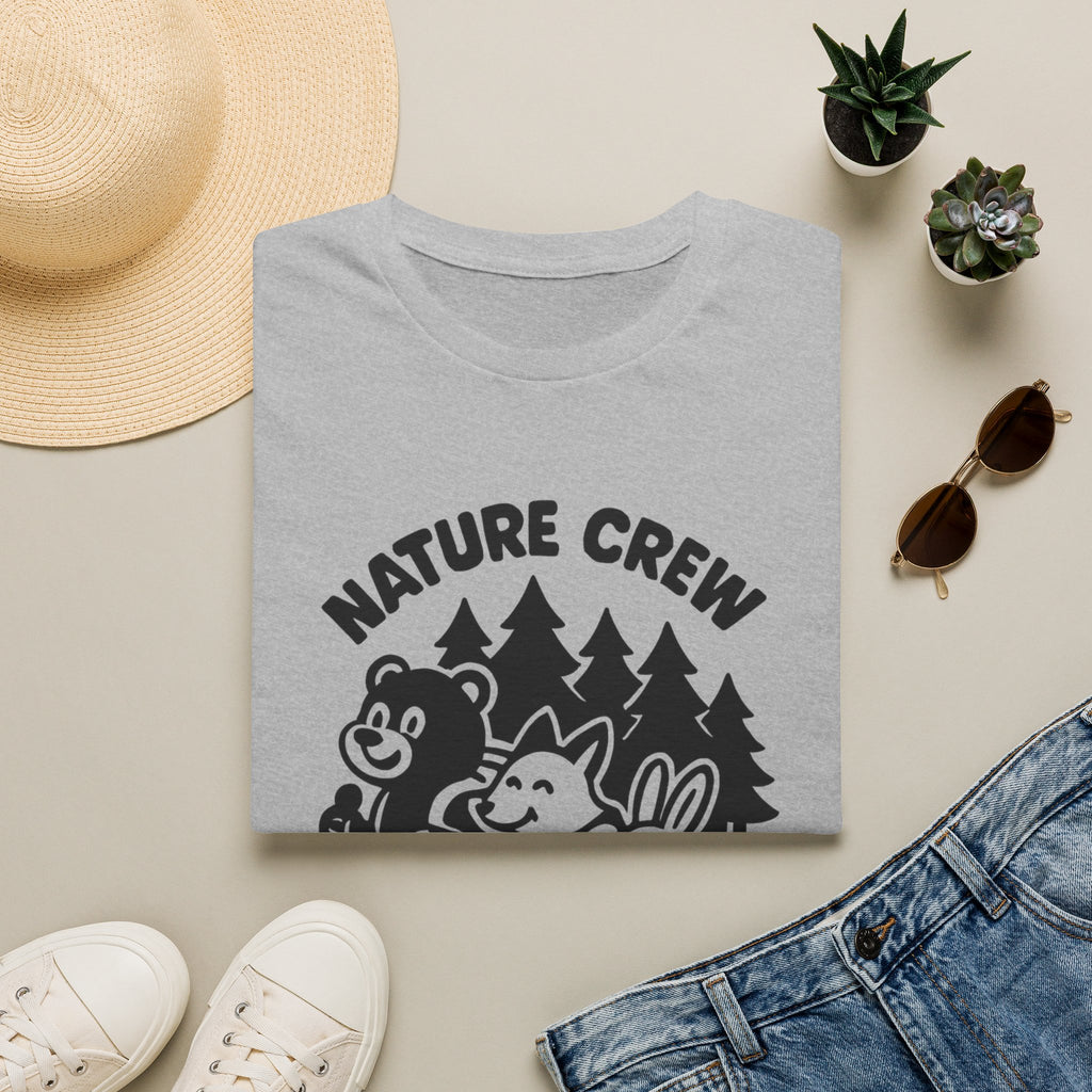 Nature Crew T‑Shirt — Cute Forest Animals Camping Tee