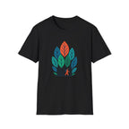 Minimalist Colorful Leaf Forest Graphic T-Shirt