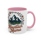Mountain Mama Coffee Mug — 11oz & 15oz Floral Mountain Ceramic Mug
