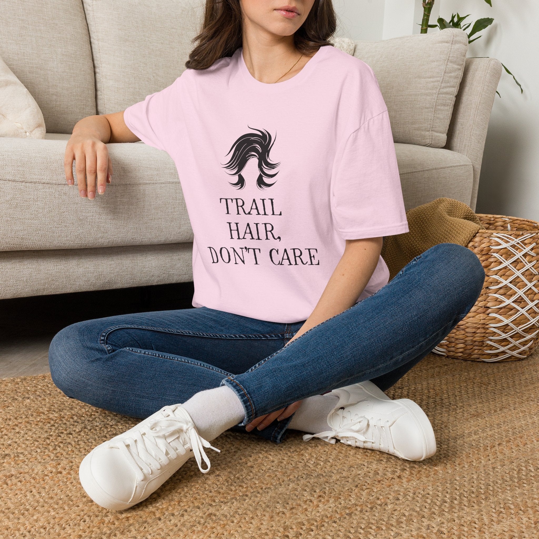 Trail Hair Don't Care T-Shirt — Casual Outdoor Hiking Tee