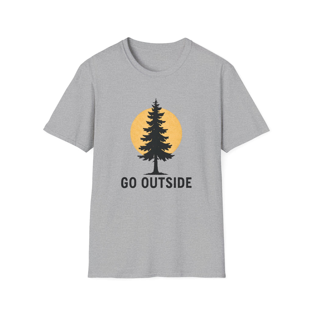 Go Outside Tree T-Shirt — Nature Adventure Graphic Tee