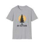 Go Outside Tree T-Shirt — Nature Adventure Graphic Tee