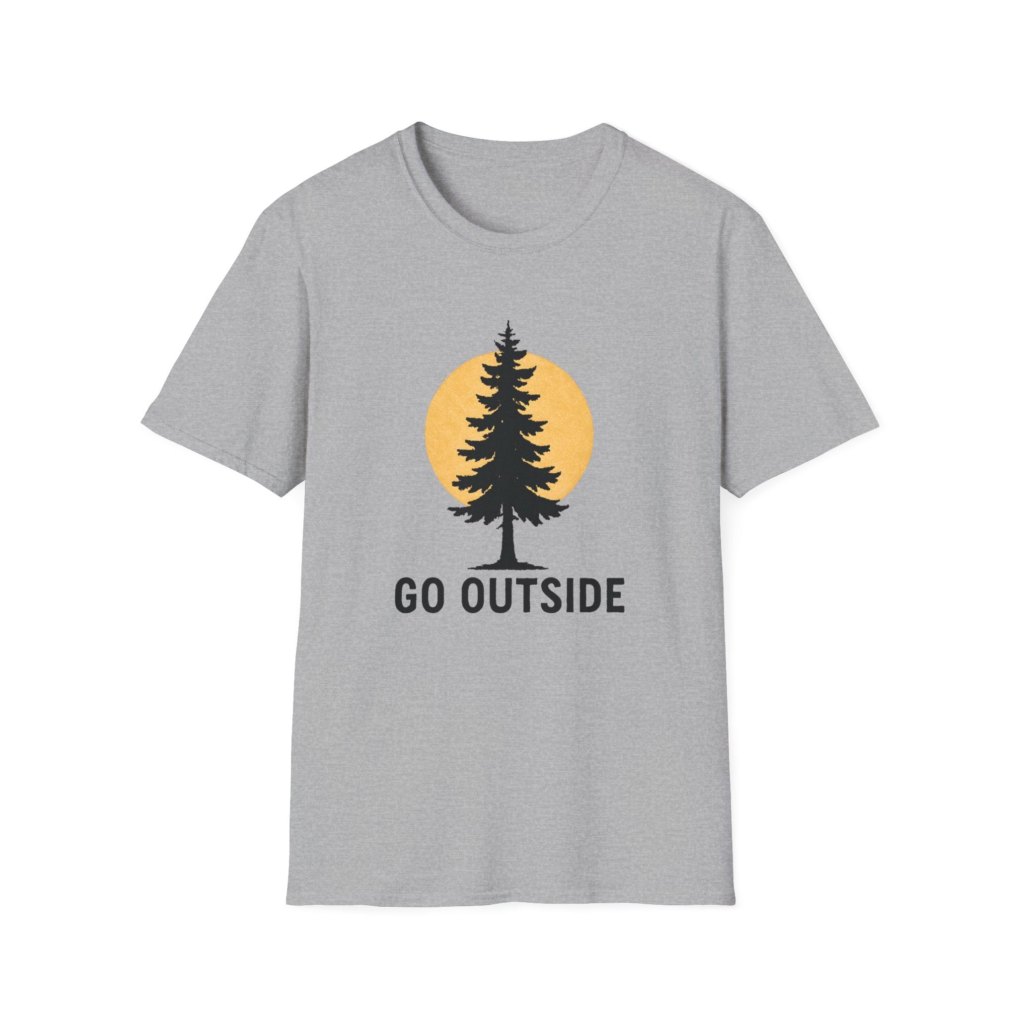 Go Outside Tree T-Shirt — Nature Adventure Graphic Tee