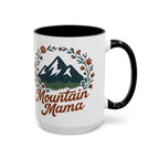Mountain Mama Coffee Mug — 11oz & 15oz Floral Mountain Ceramic Mug
