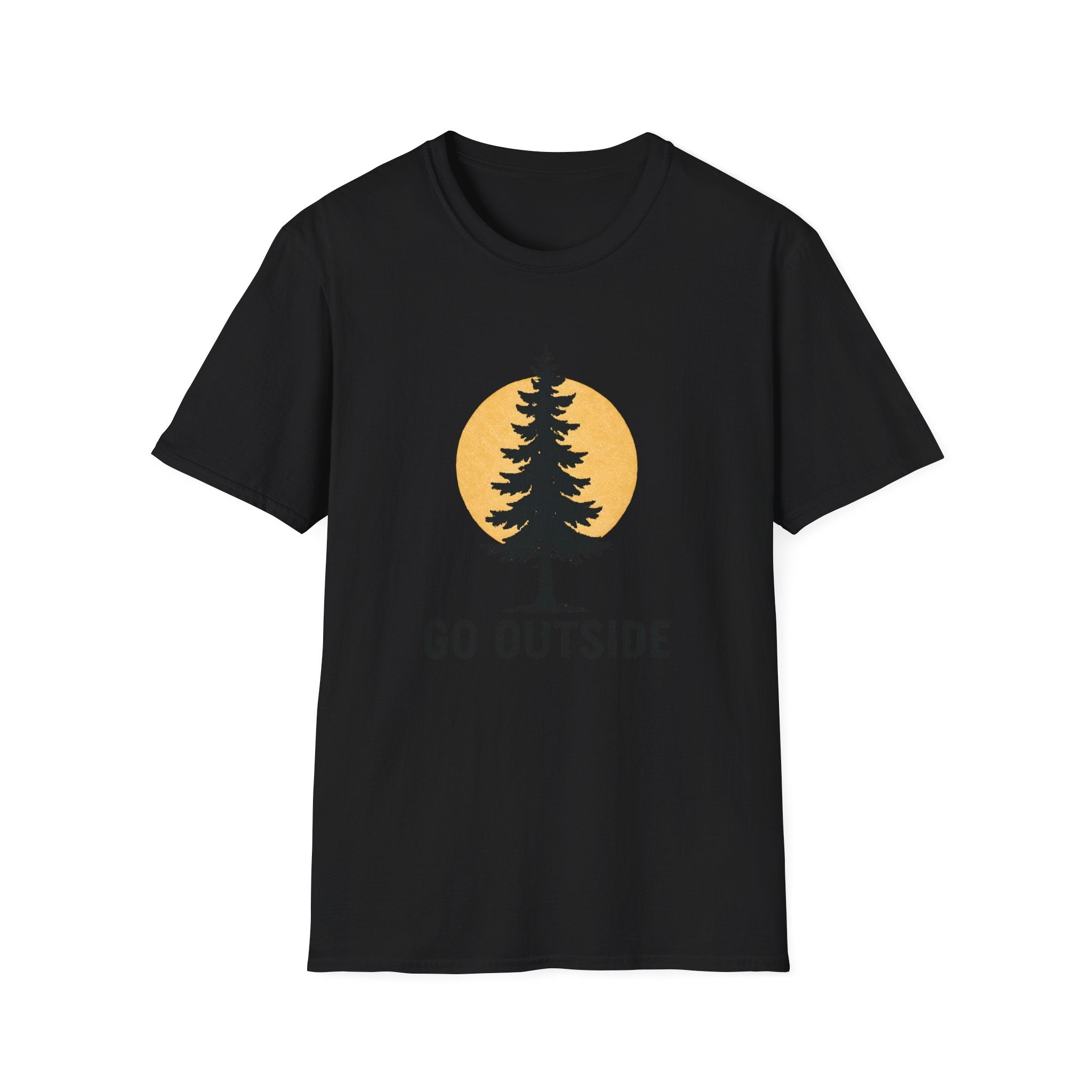 Go Outside Tree T-Shirt — Nature Adventure Graphic Tee