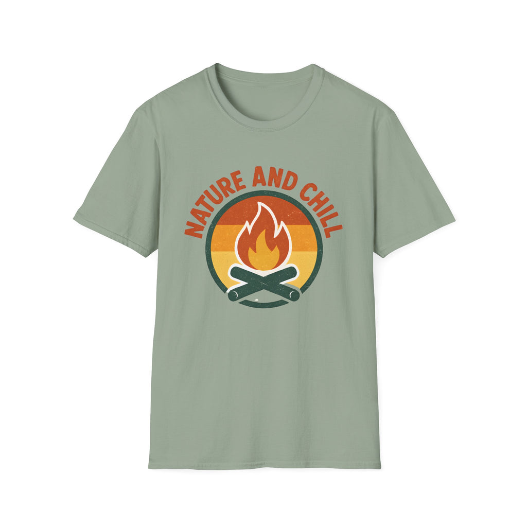 Nature and Chill Campfire T-Shirt