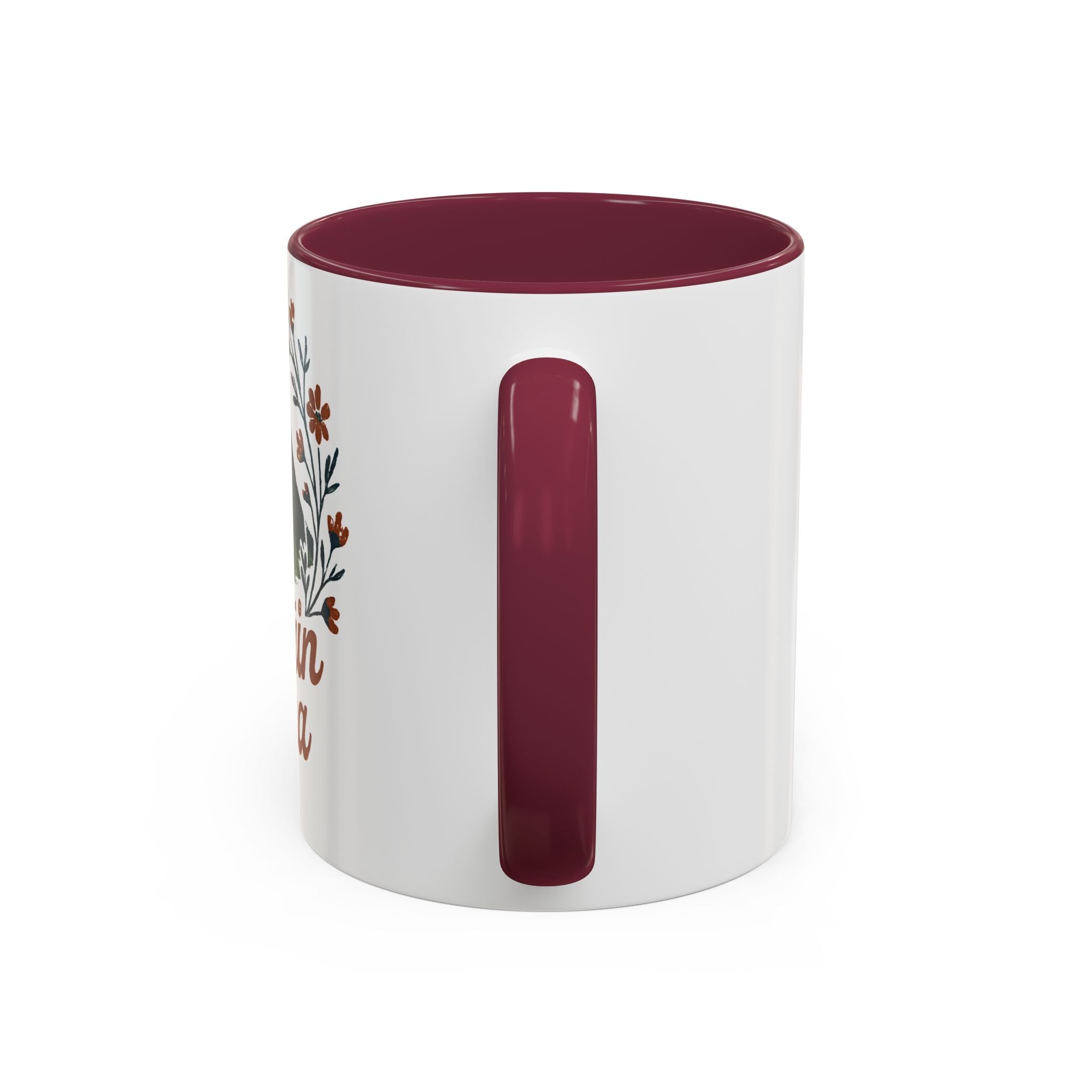 Mountain Mama Coffee Mug — 11oz & 15oz Floral Mountain Ceramic Mug