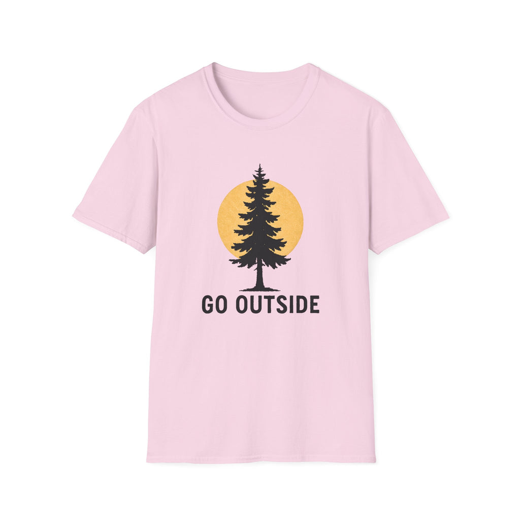 Go Outside Tree T-Shirt — Nature Adventure Graphic Tee