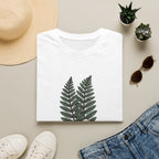 Fern & Mushroom Botanical Tee — Nature-Inspired Graphic T-Shirt