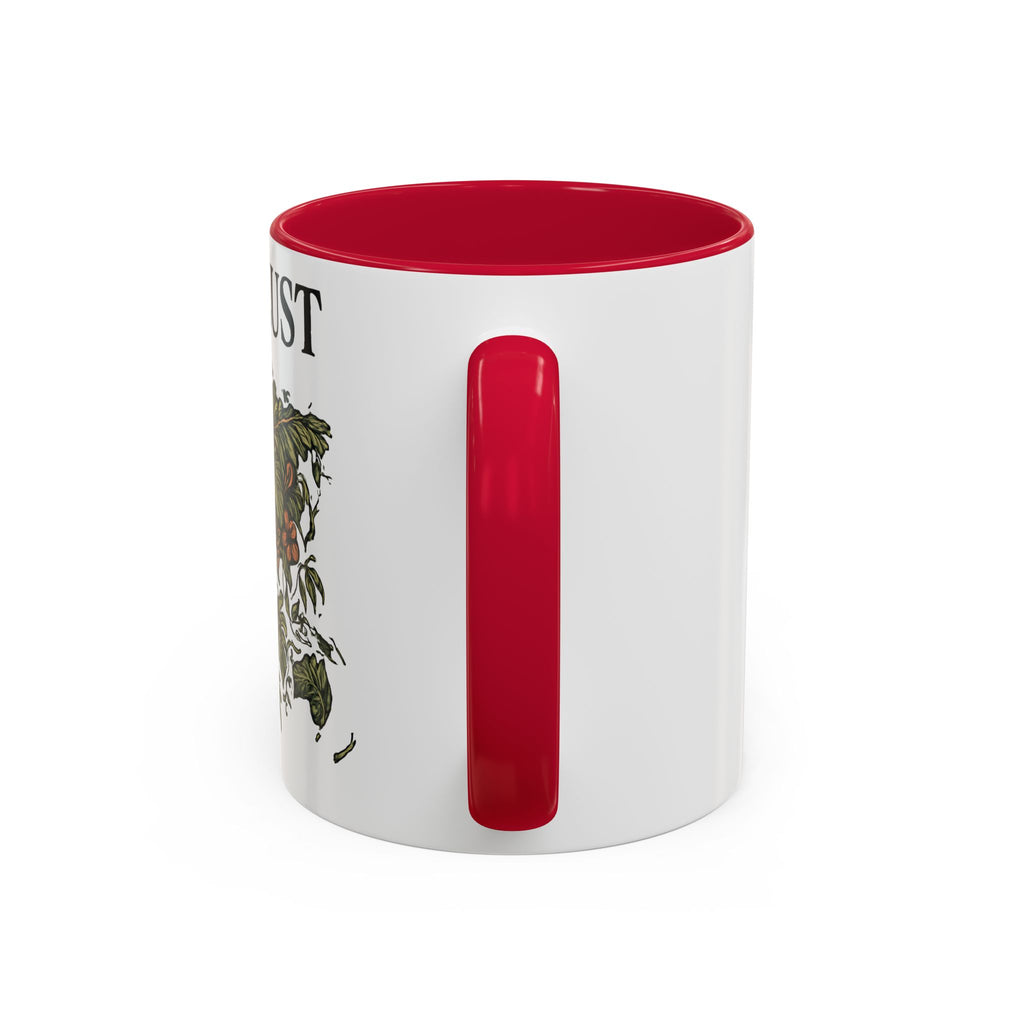 Wanderlust Floral Travel Mug — 11oz/15oz Ceramic Coffee Cup