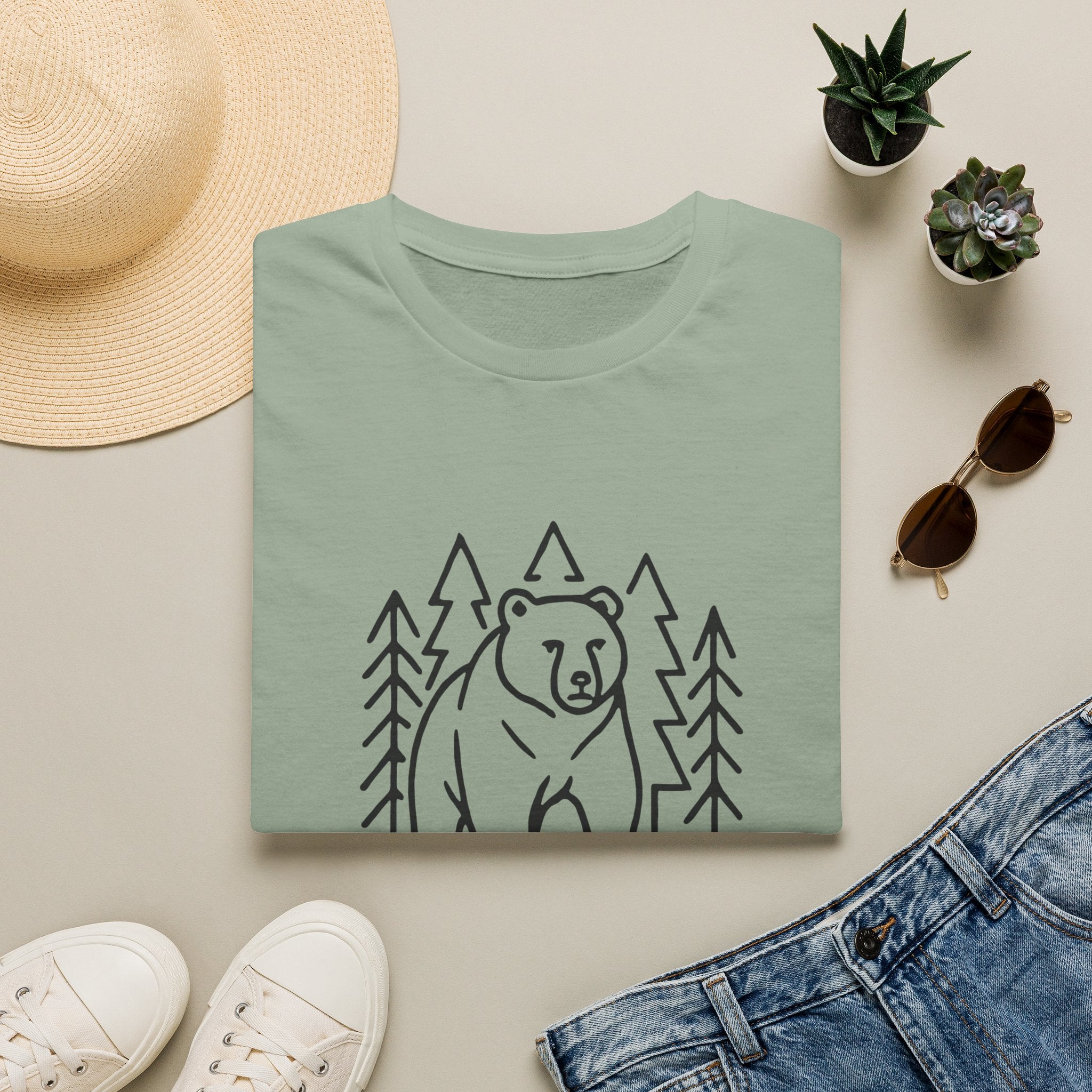 Bear Forest 'Stay Wild' T-Shirt — Adventure Outdoor Nature Tee