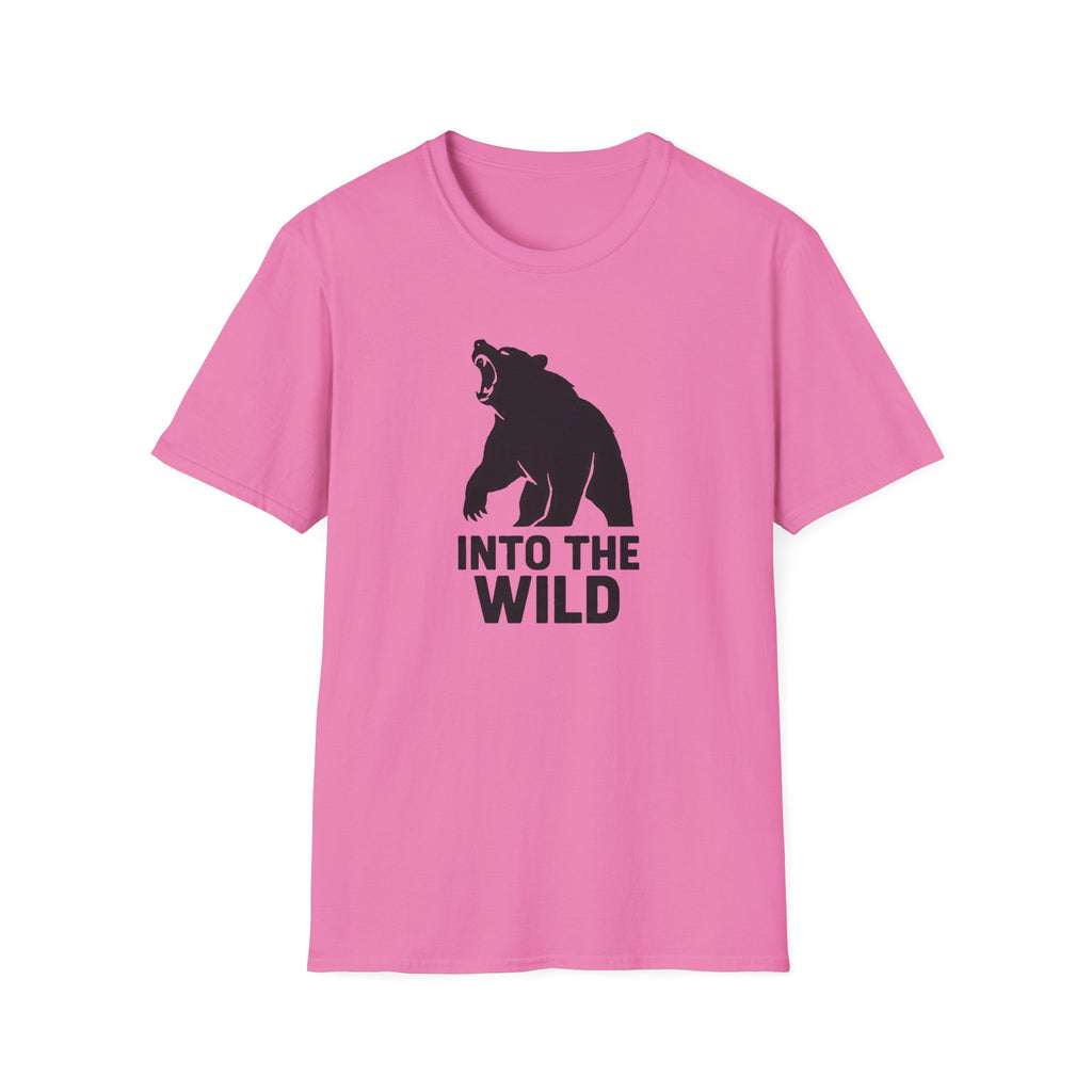 Into The Wild Bear T-Shirt — Outdoor Adventure Graphic Tee