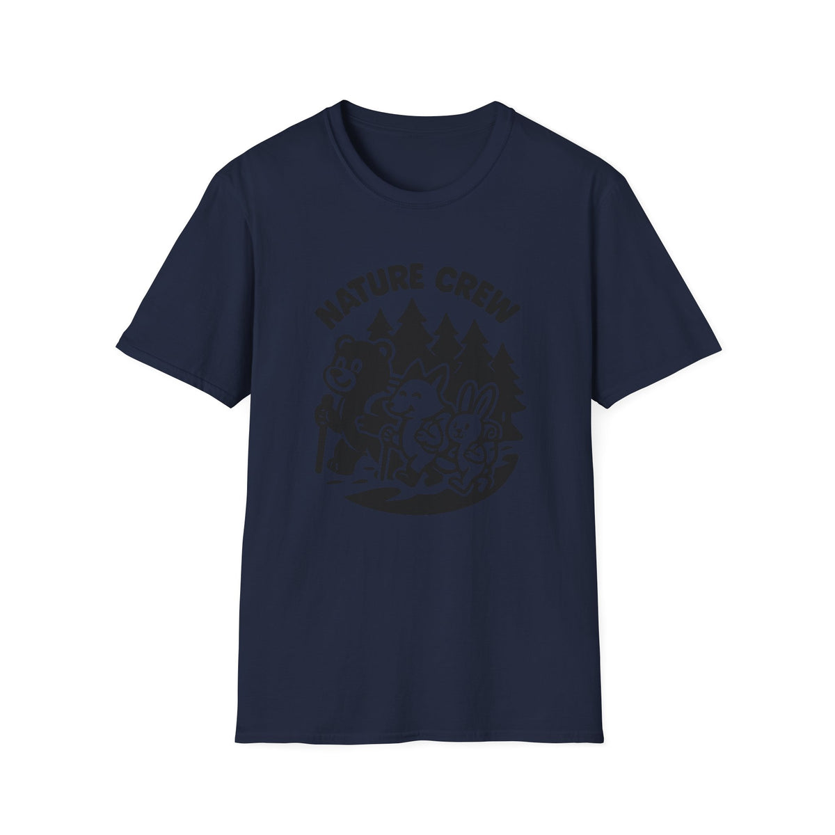 Nature Crew T‑Shirt — Cute Forest Animals Camping Tee