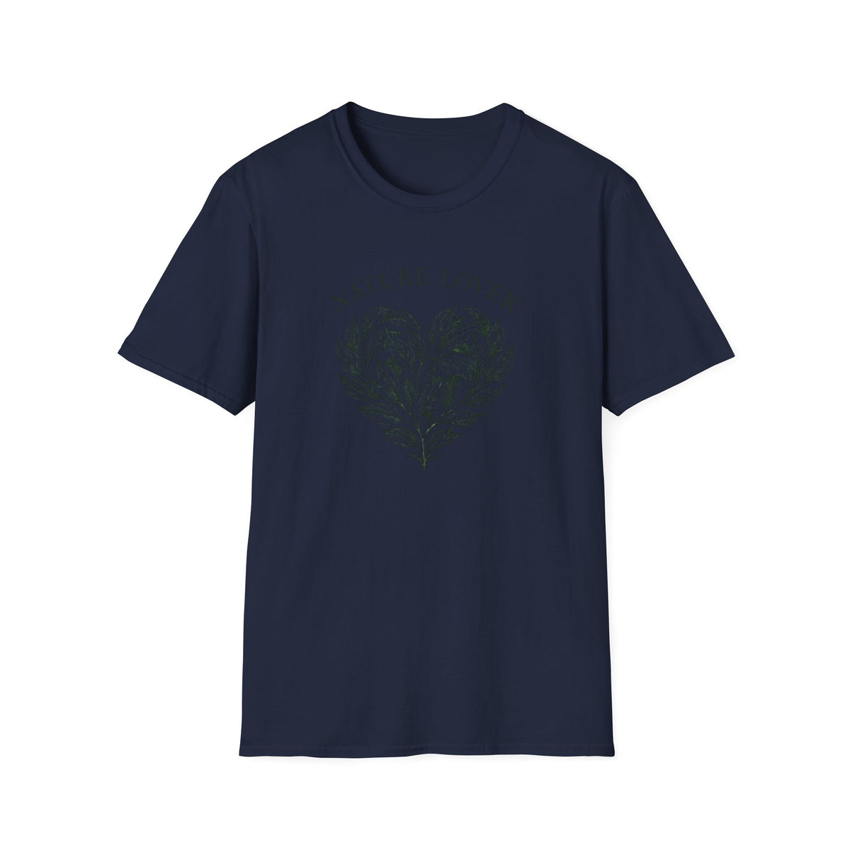 Nature Lover T-Shirt — Botanical Heart Graphic Tee