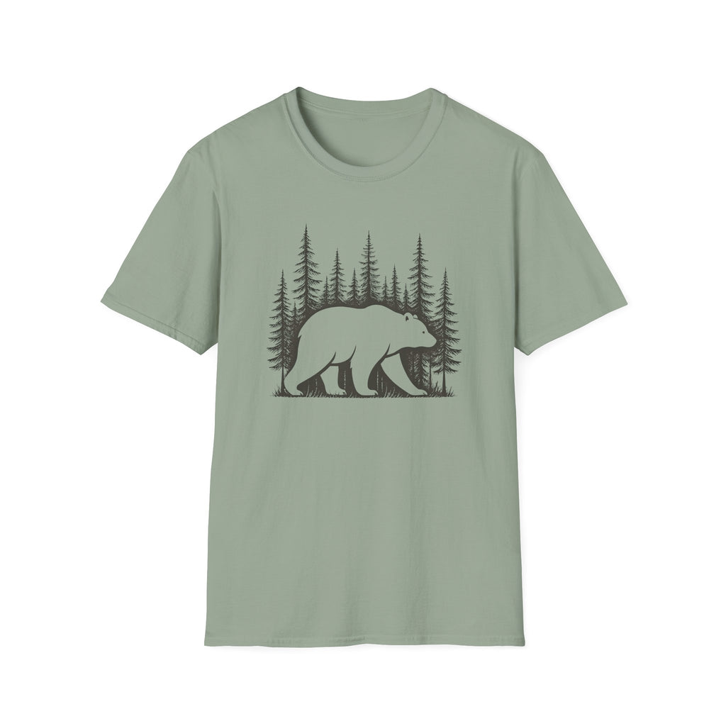 Bear Forest T-Shirt — Woodland Bear Graphic Tee
