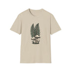 Fern & Mushroom Botanical Tee — Nature-Inspired Graphic T-Shirt