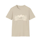 Mountain Pines T-Shirt — Minimal Scenic Forest Graphic
