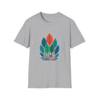 T-Shirt — Minimalist Colorful Leaf Forest Graphic