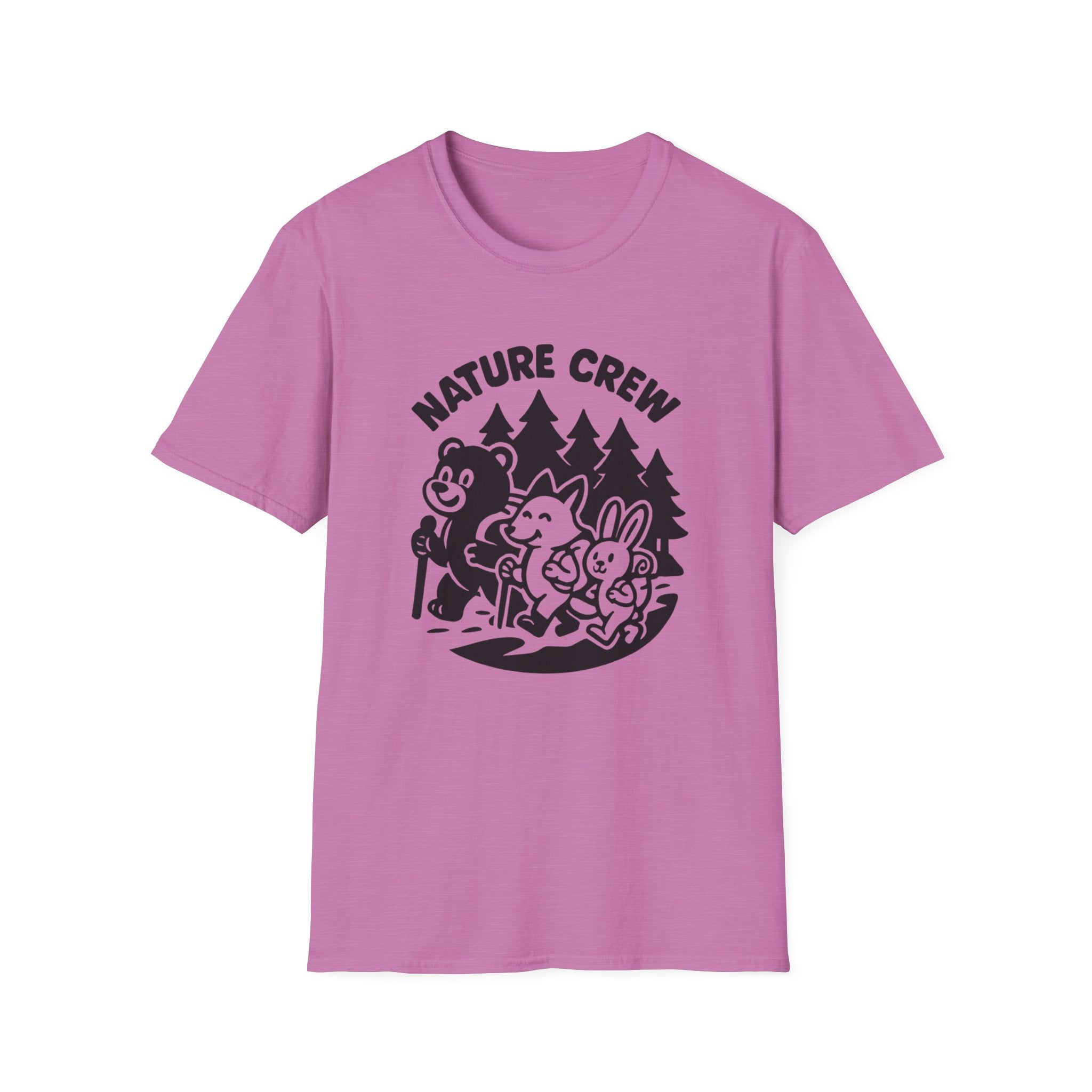 Nature Crew T‑Shirt — Cute Forest Animals Camping Tee