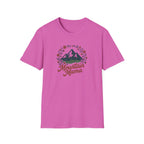 Mountain Mama T-Shirt — Floral Mountain Graphic Tee for Outdoor Moms