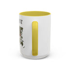 Wanderlust Floral Travel Mug — 11oz/15oz Ceramic Coffee Cup